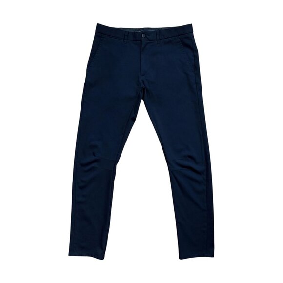 Zara Man Slim-Fit Viscose-Blend Pants | 30 | Blue - Picture 2 of 11